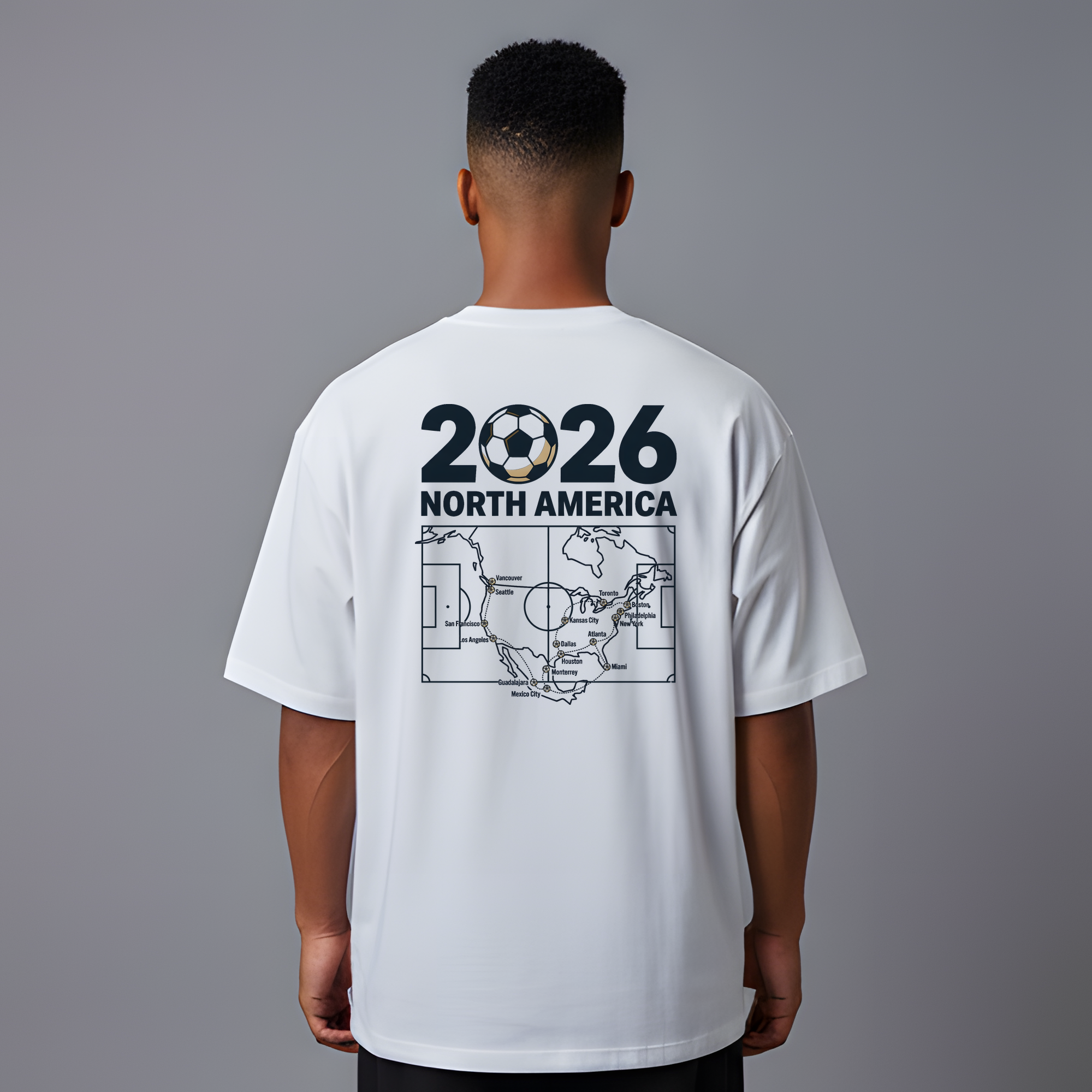 Seattle Tee — Back (White)
