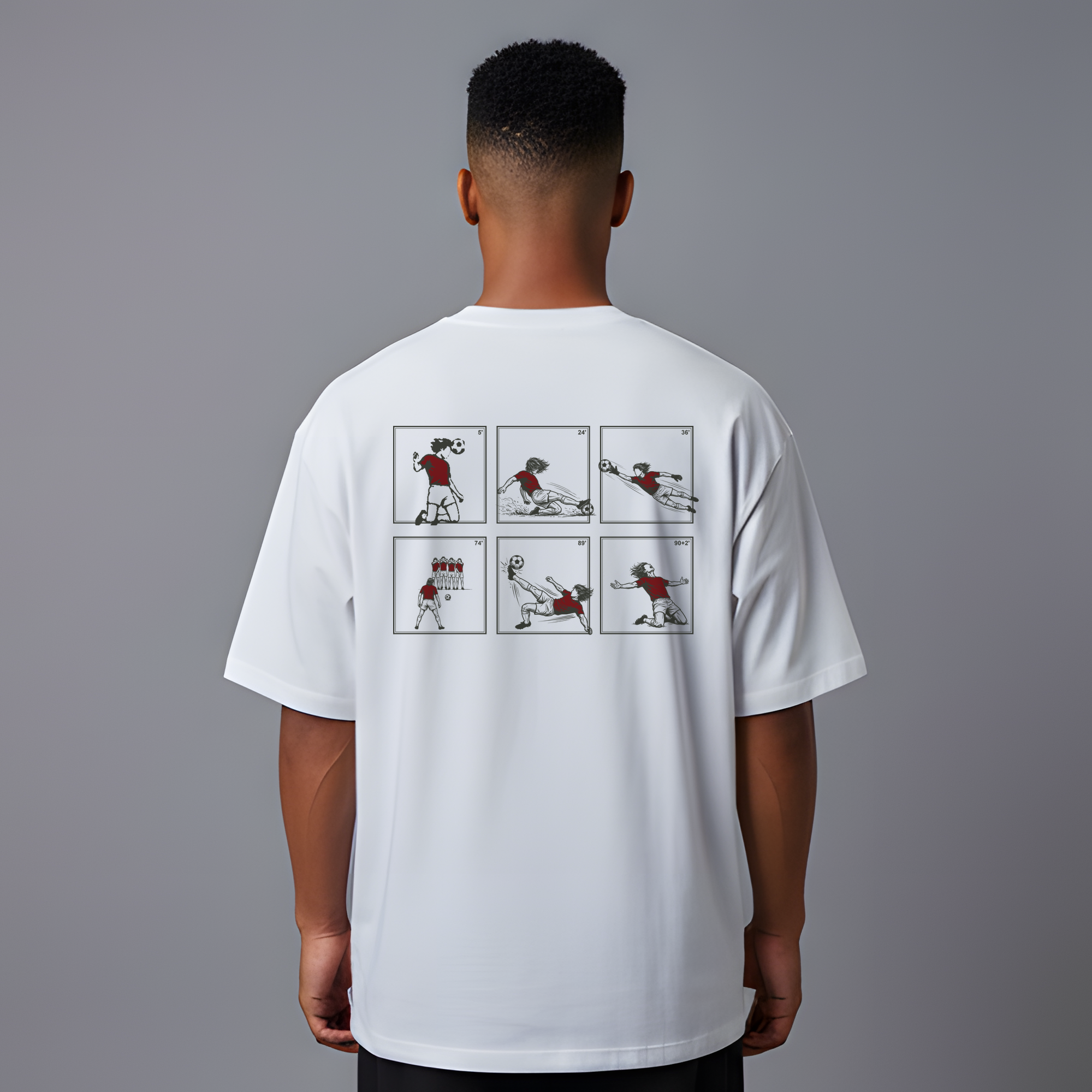FRZA Actions Tee — White back