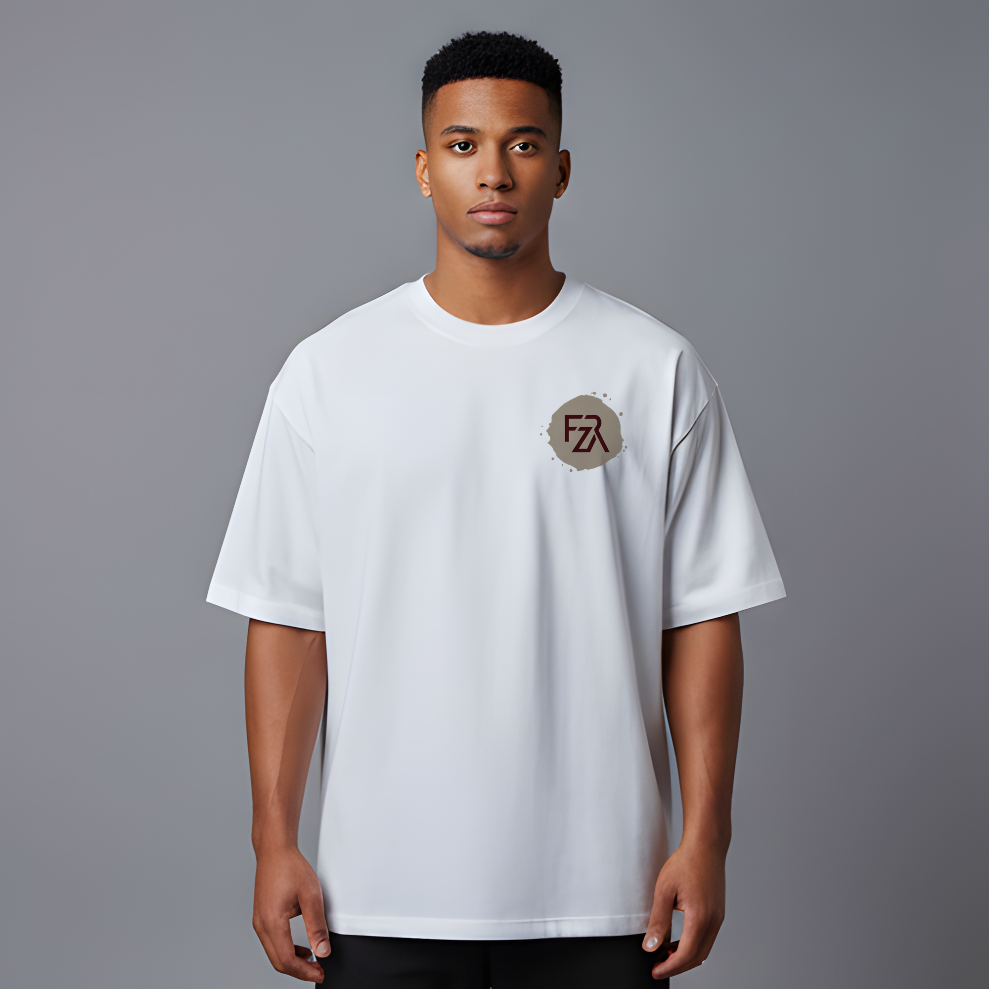 FRZA Monogram Tee — White