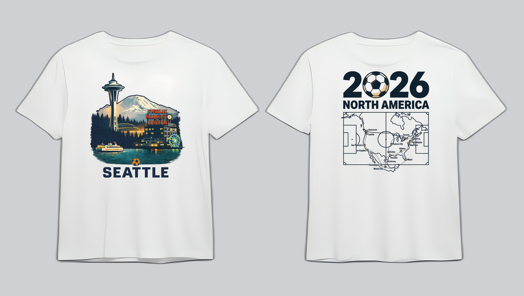 Seattle Tee — Flat (White)