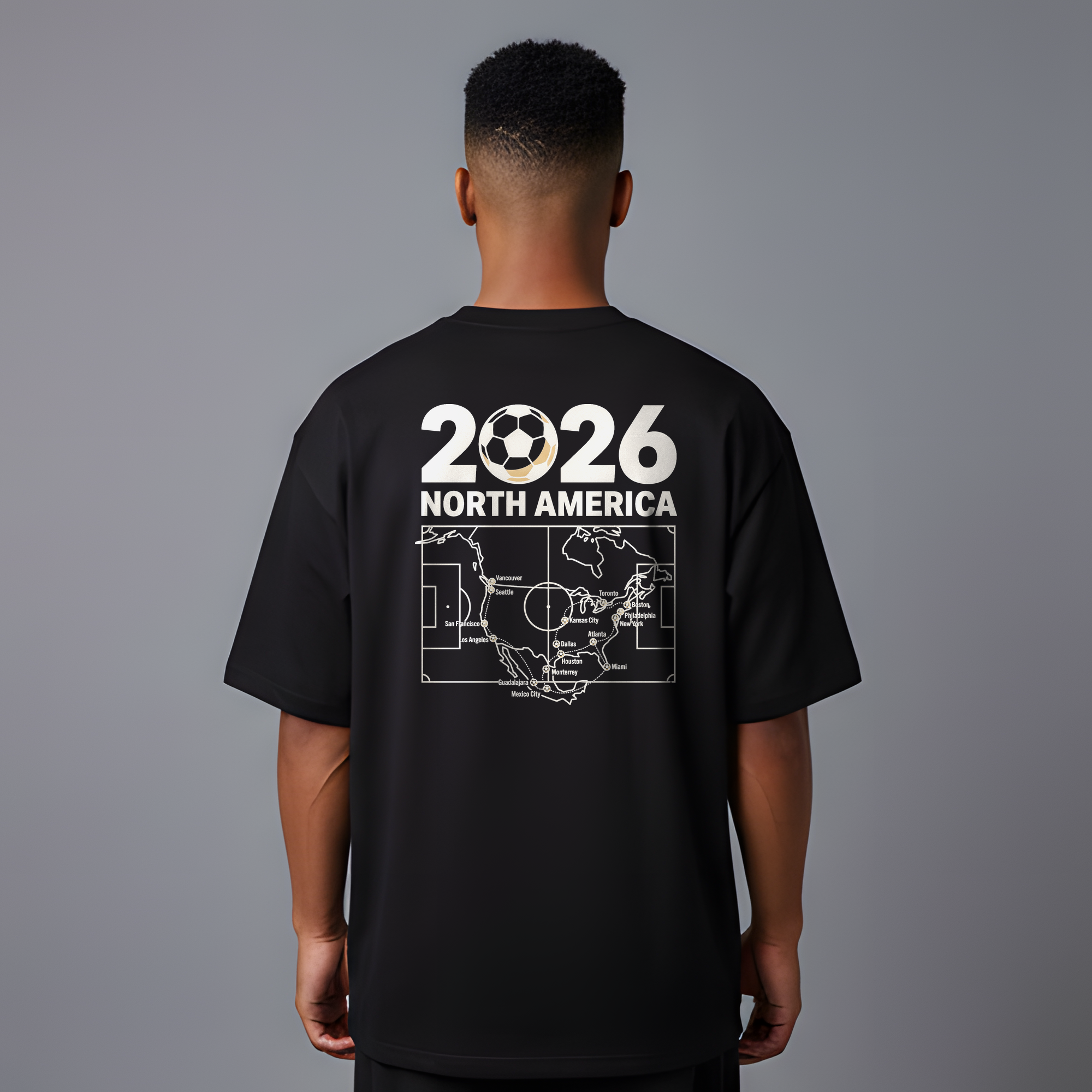Toronto Tee - Black back