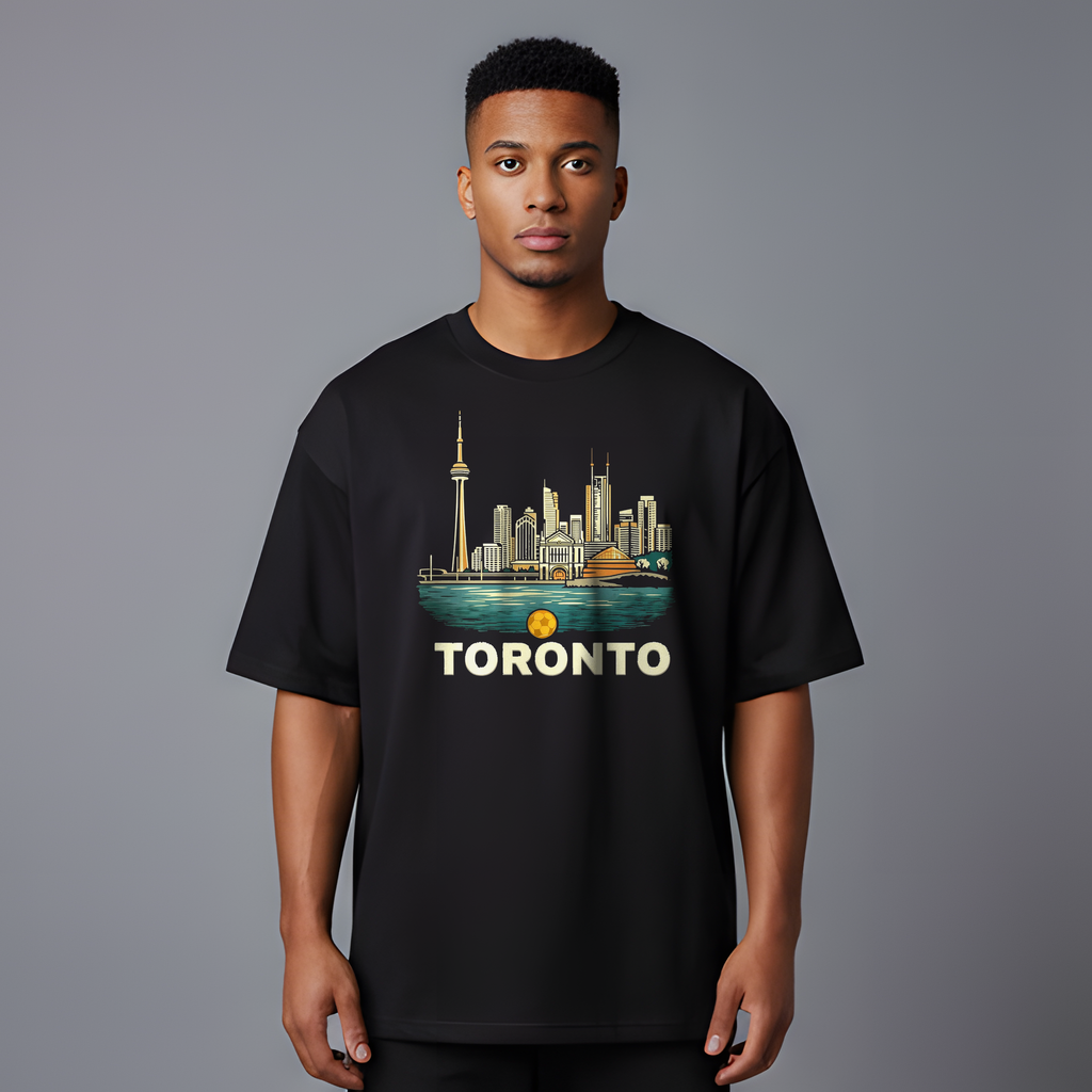 Toronto Tee - Black front