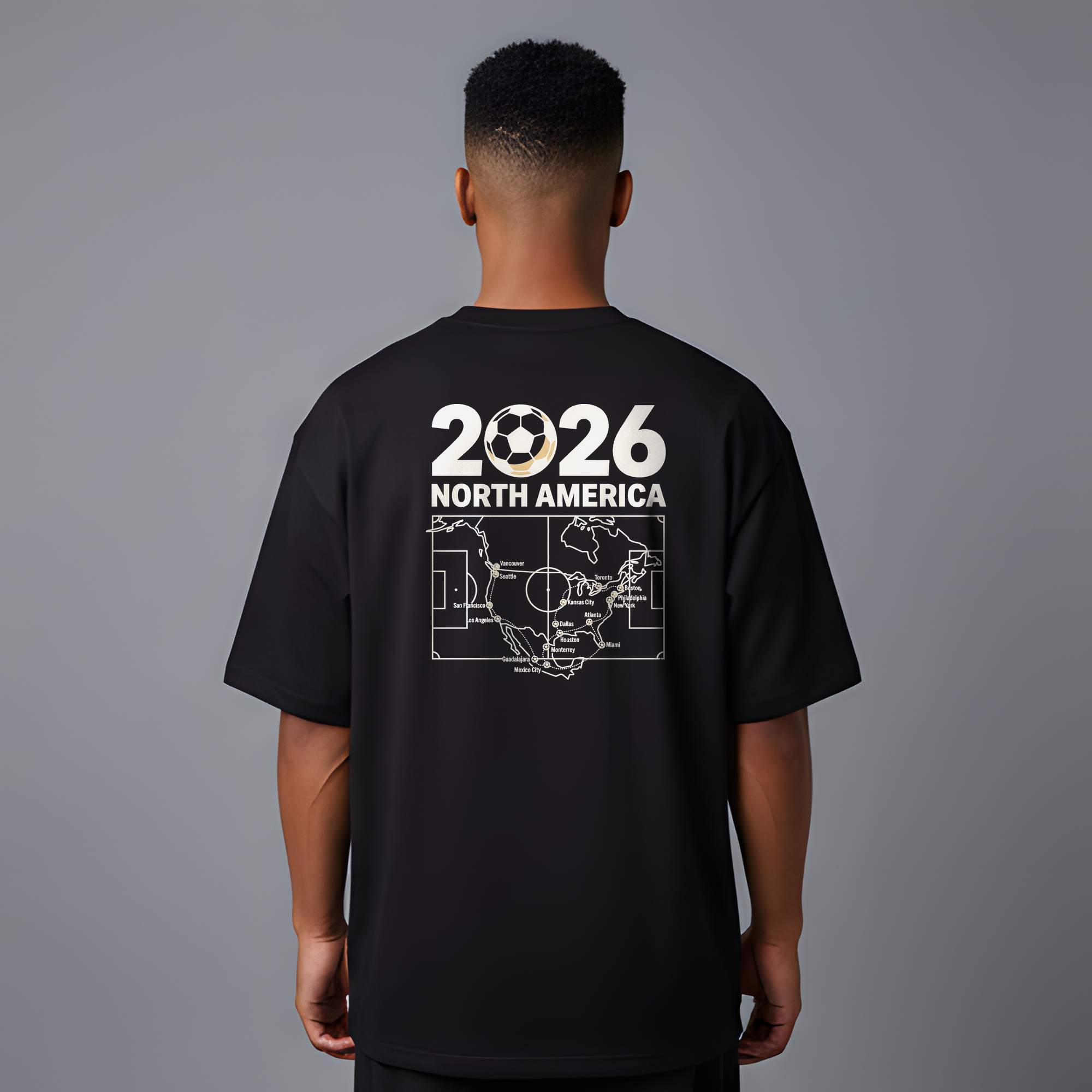 Vancouver Tee - Back Black