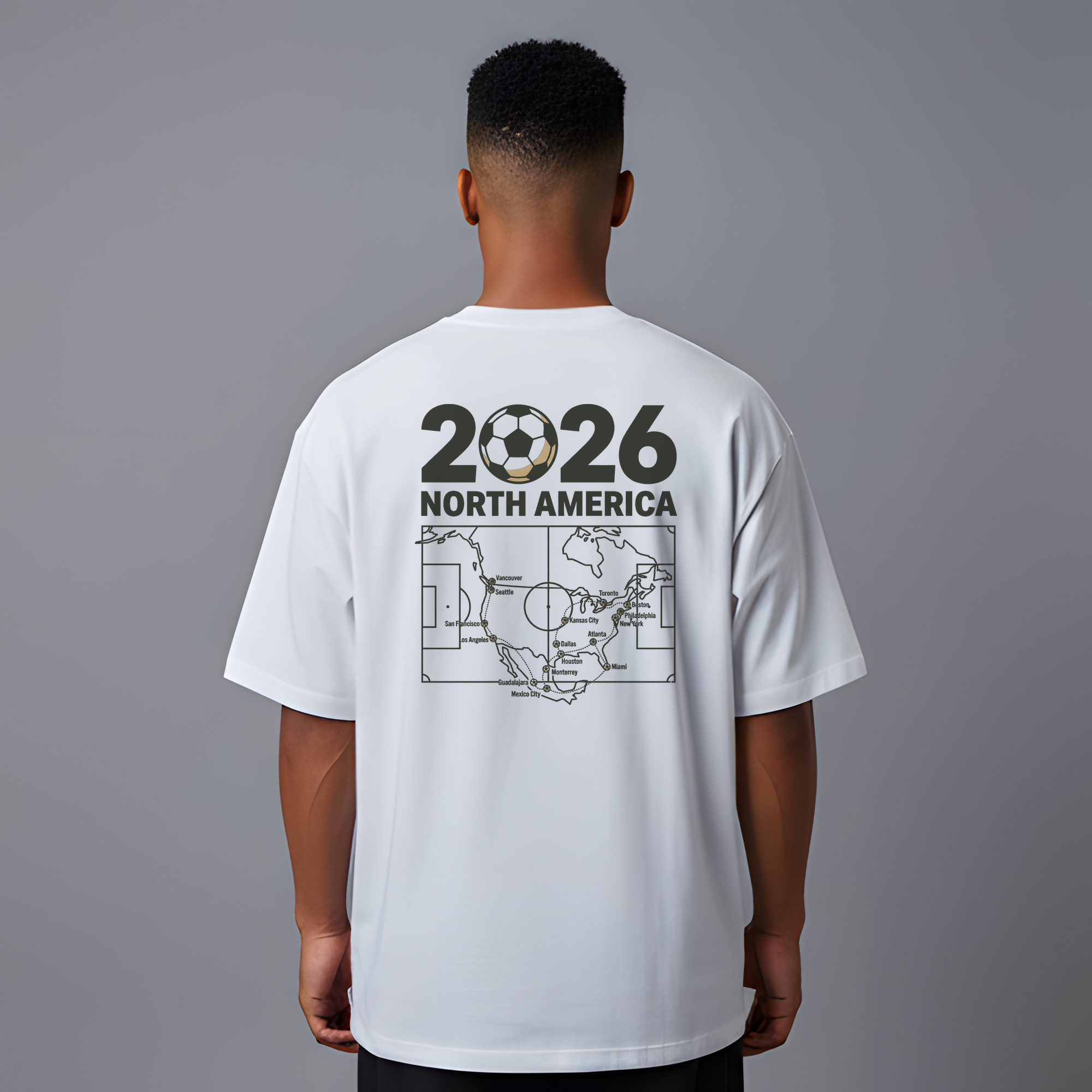 Vancouver Tee - Back White